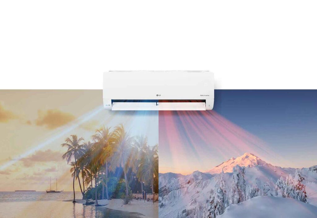 LG airco wandmodel geïnstalleerd in woning in Gelderland